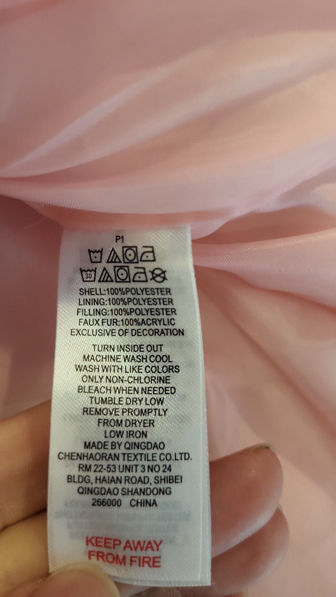Whimsy Isaac Mizrahi Kids Pink Puffer Vest with Gold Foil Unicorns and Faux Fur Hood, 7/8 5