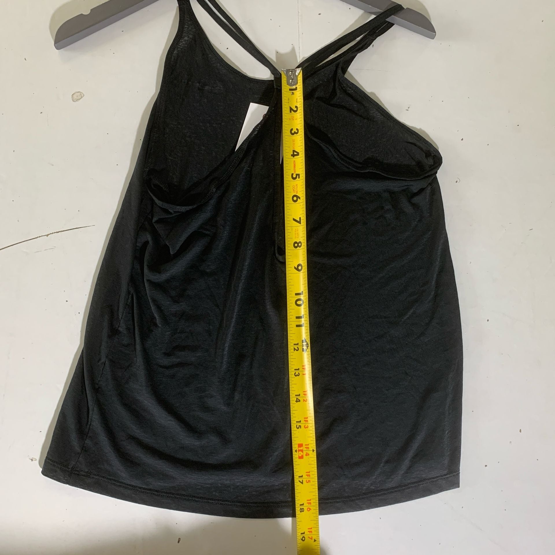 Nike Dri-Fit Black Strappy Racerback Mesh Tank Top Women’s Size M (OF) 11