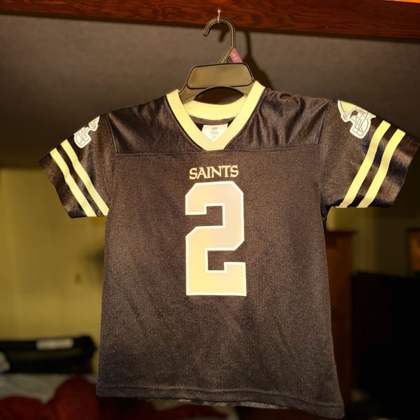 NFL Team Apparel Kids Jameis Winston New Orleans Saints #2 Jersey