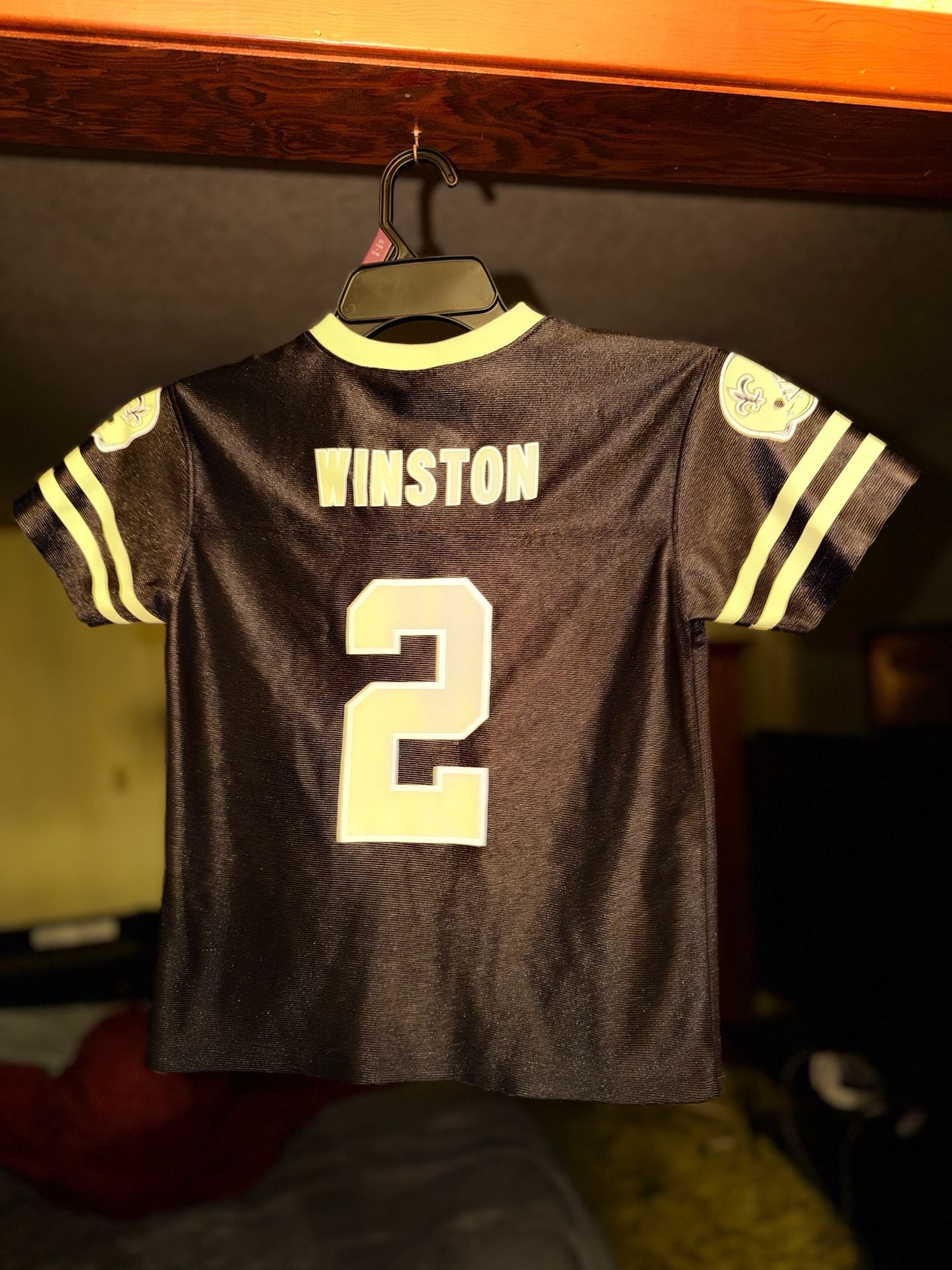 NFL Team Apparel Kids Jameis Winston New Orleans Saints #2 Jersey 3