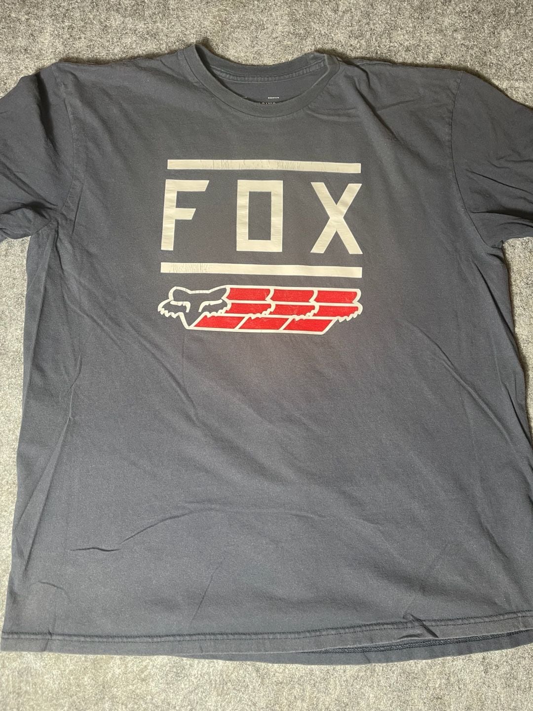 Fox Racing Midway Airline Premium T-Shirt Charcoal Grey XL 2