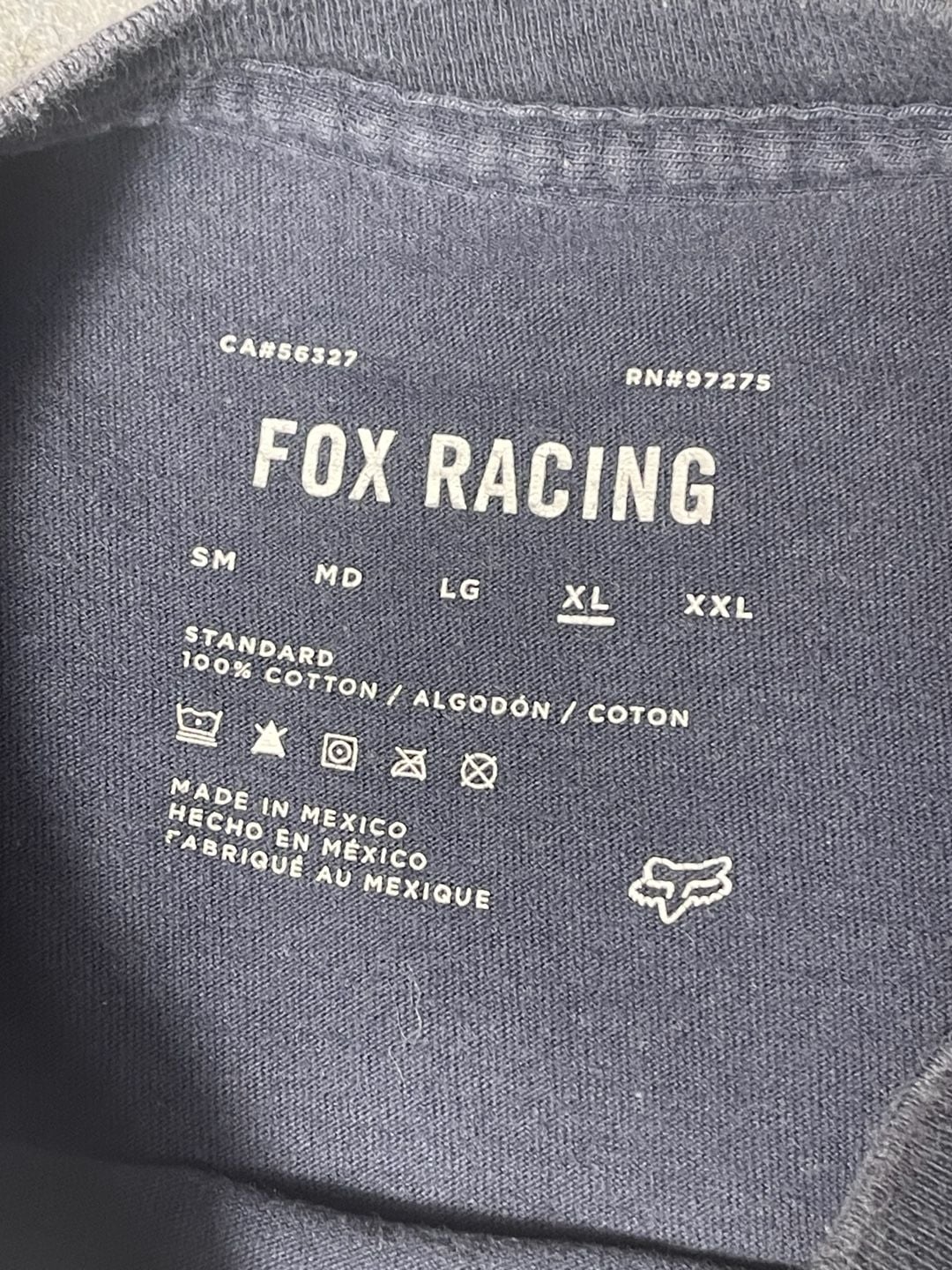 Fox Racing Midway Airline Premium T-Shirt Charcoal Grey XL 3