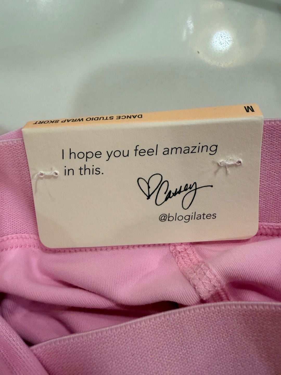 Blogilates Pink Dance Studio Wrap Skirt Womens XS NWT Mesh Ruffle Activewear 3