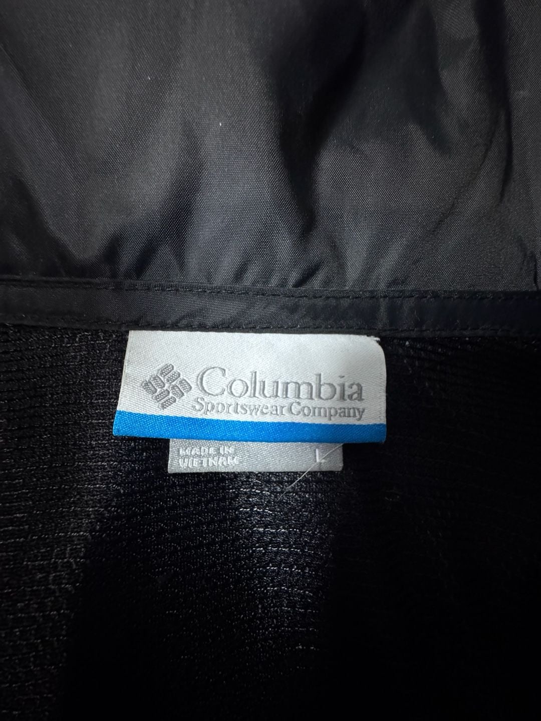 Columbia Women's Omni-Shield Full Zip Hooded Windbreaker Jacket Black Large 10
