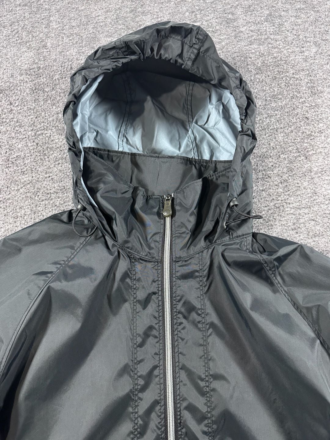 Columbia Women's Omni-Shield Full Zip Hooded Windbreaker Jacket Black Large 11