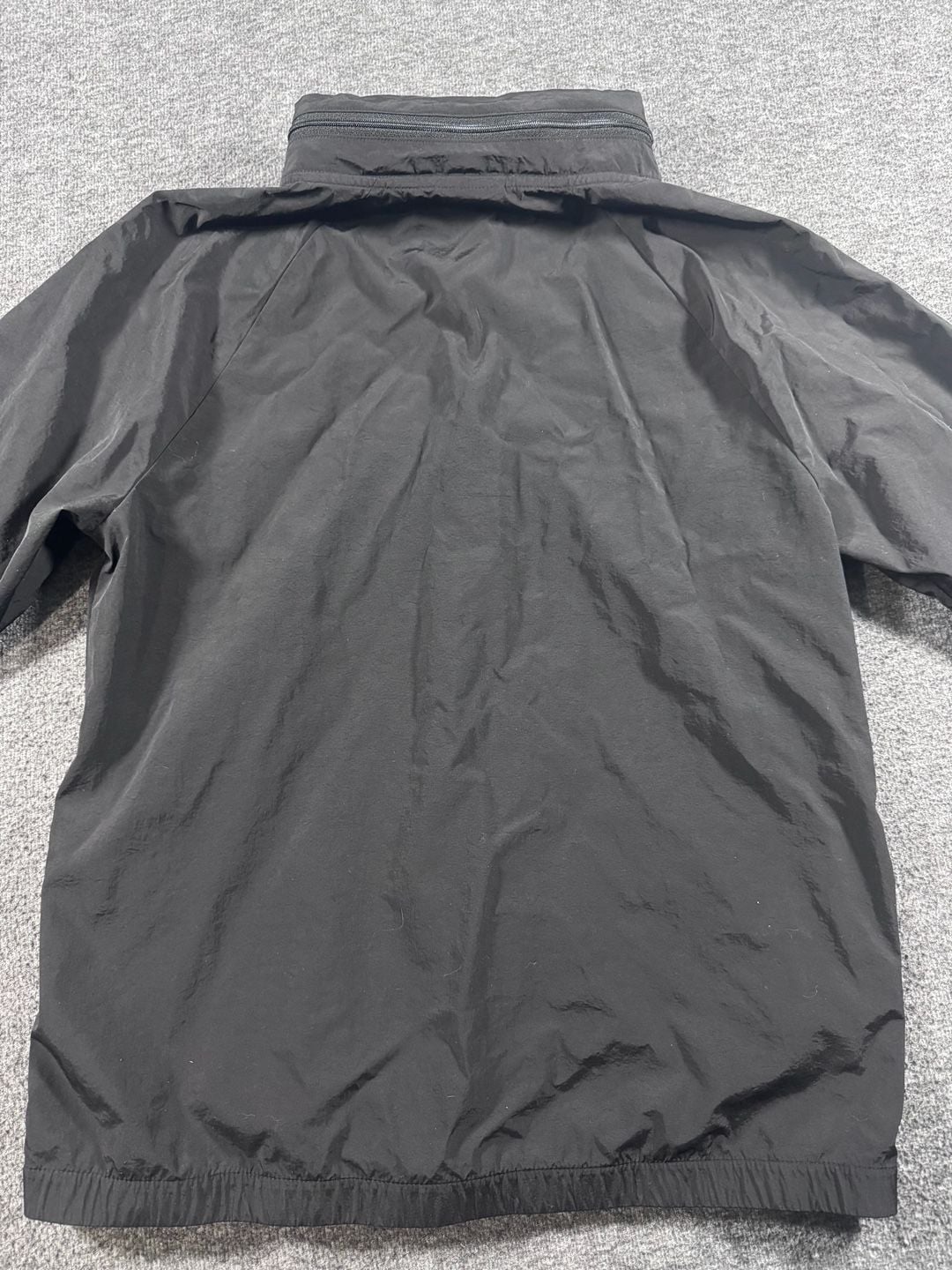 PINK Victoria's Secret Black Hooded Full-Zip Windbreaker Jacket 8