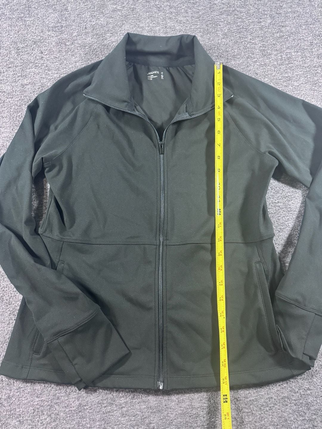Jockey Women's Full Zip Active Performance Yoga Jacket - Black 5