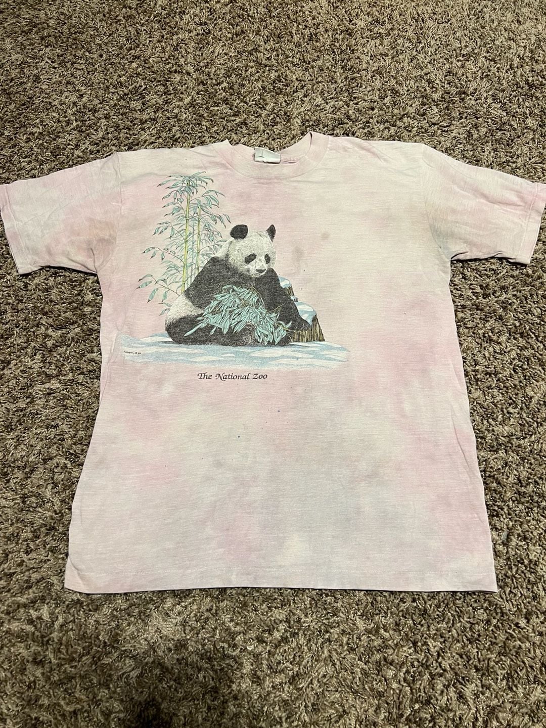 Vintage 80s The National Zoo Panda Single Stitch T-Shirt by Teena Houck 2