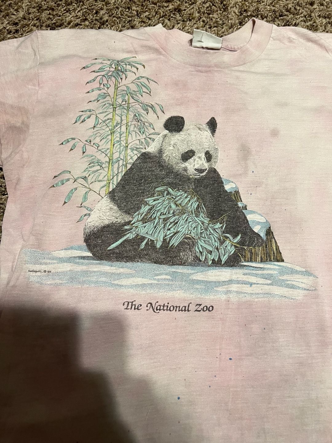 Vintage 80s The National Zoo Panda Single Stitch T-Shirt by Teena Houck 3
