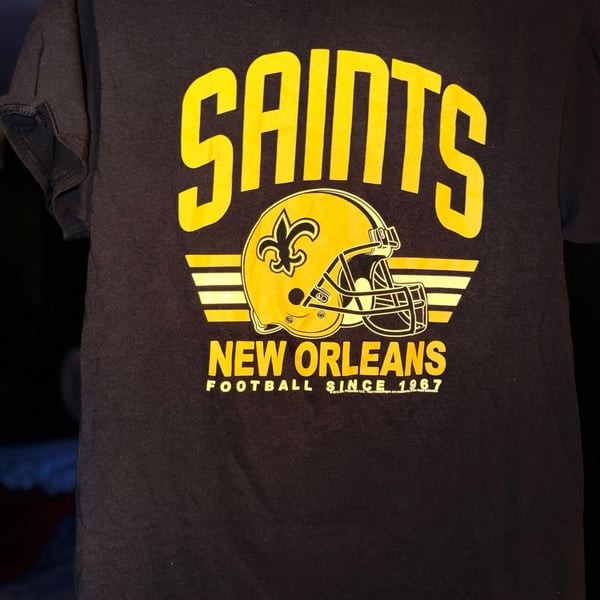 New Orleans Saints '47 Stripe Splash Franklin Throwback T-Shirt