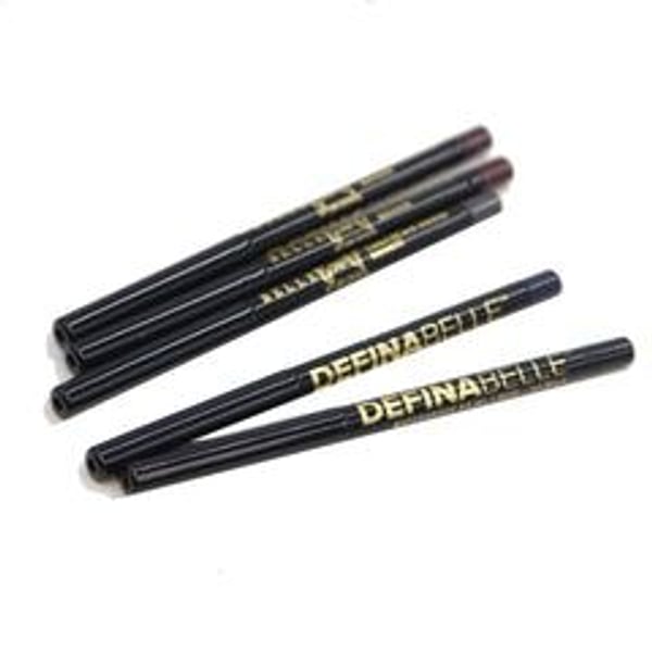 DefinaBelle Waterproof Gel Eyeliner Pencil Set - Lot of 5 - Smooth Smudge-Proof Formula