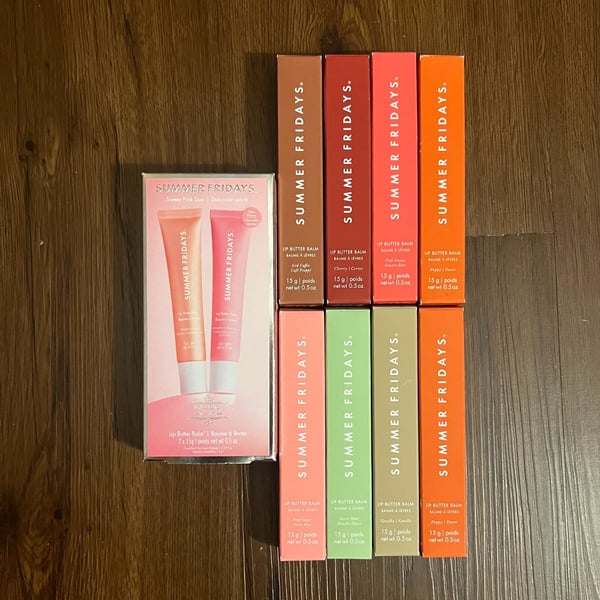 Summer Fridays Lip Butter Balm Bundle of 10