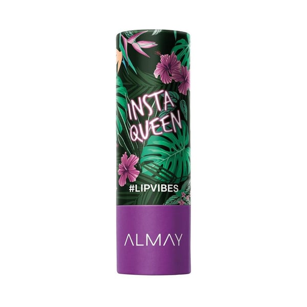 Almay Lip Vibes Lipstick, Insta Queen - Bold Purple Cream Finish