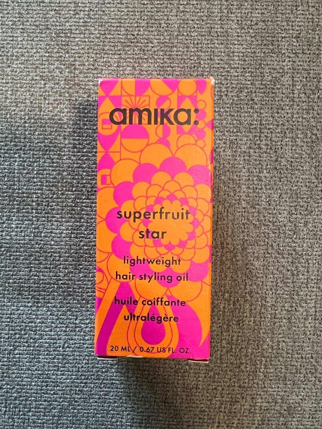 Amika Superfruit Star Lightweight Hair Styling Oil 20ml / 0.67 fl oz 1