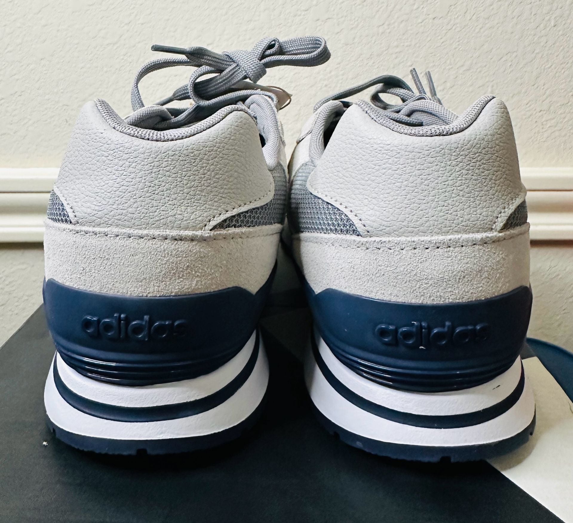 adidas Men's Run 80s Shoes in Grey Shadow Red Shadow Navy (ID1882) 7