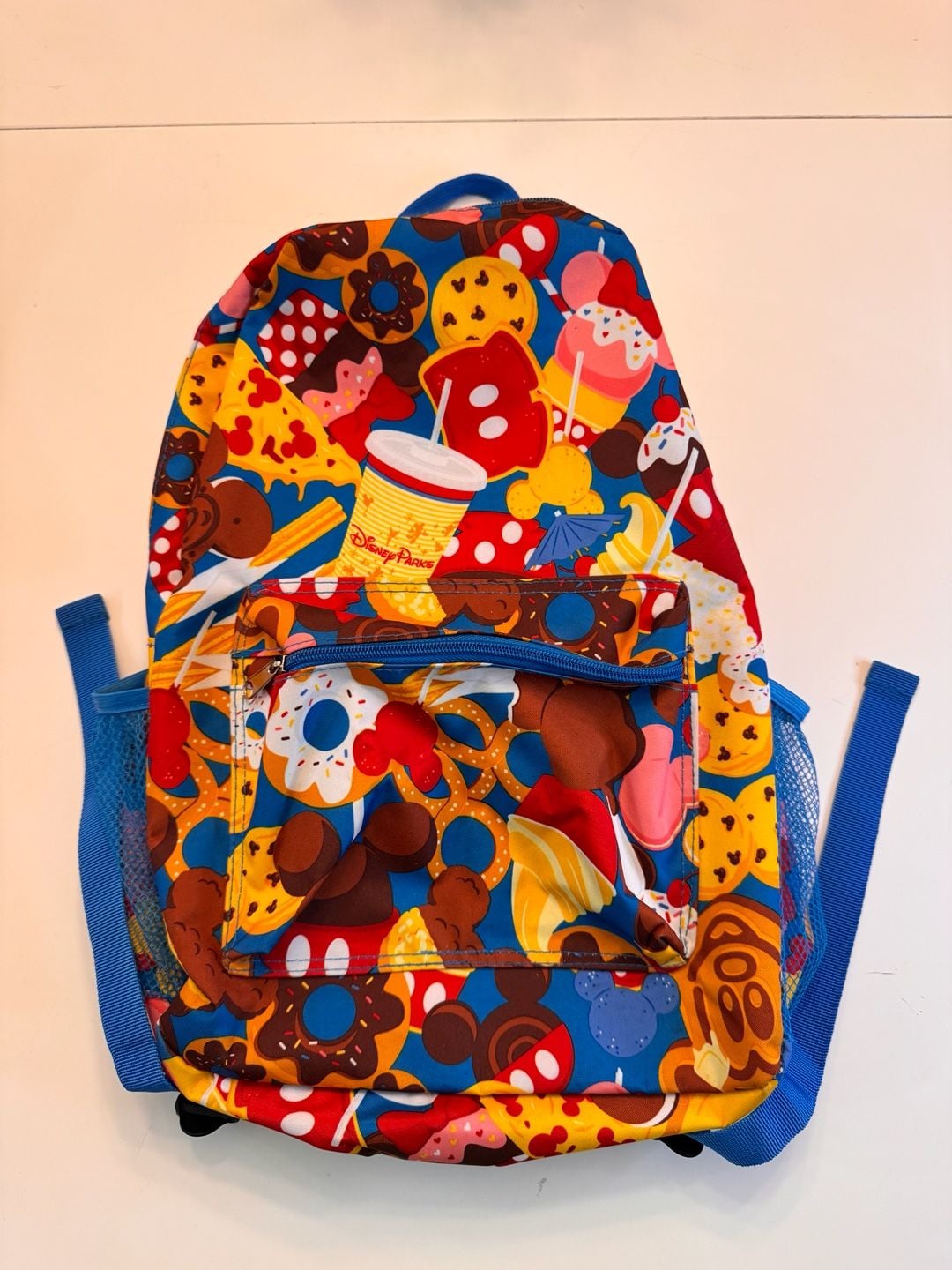 Disney Parks Mickey Snacks Treats Icons 16-Inch Backpack 2