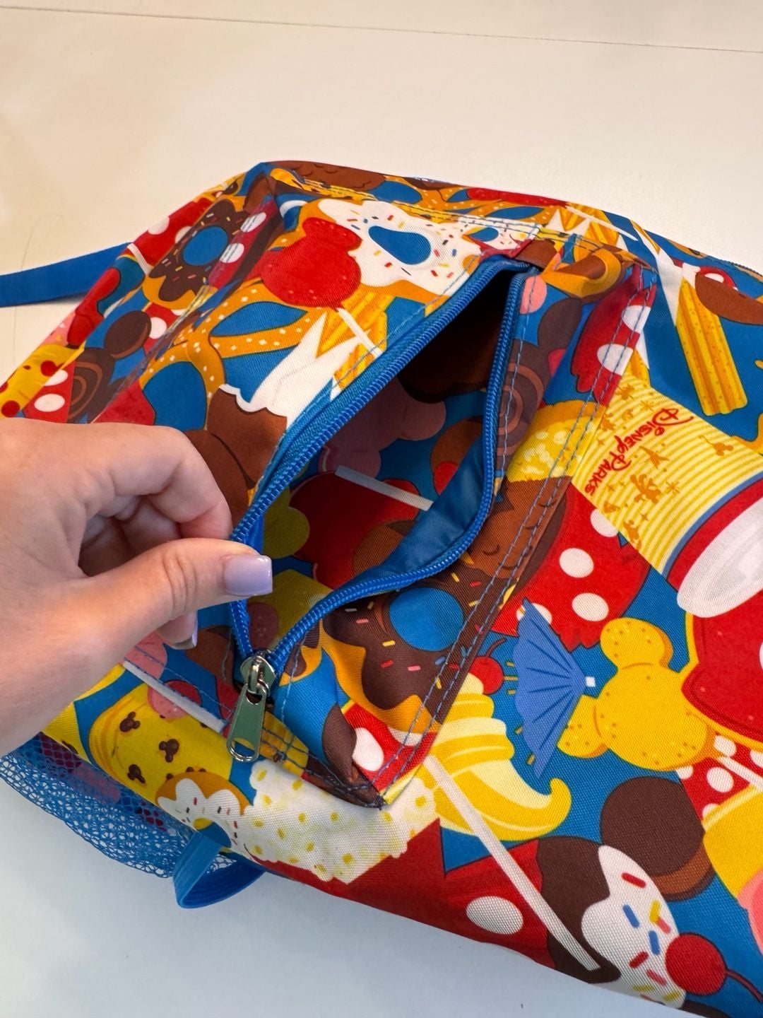 Disney Parks Mickey Snacks Treats Icons 16-Inch Backpack 6