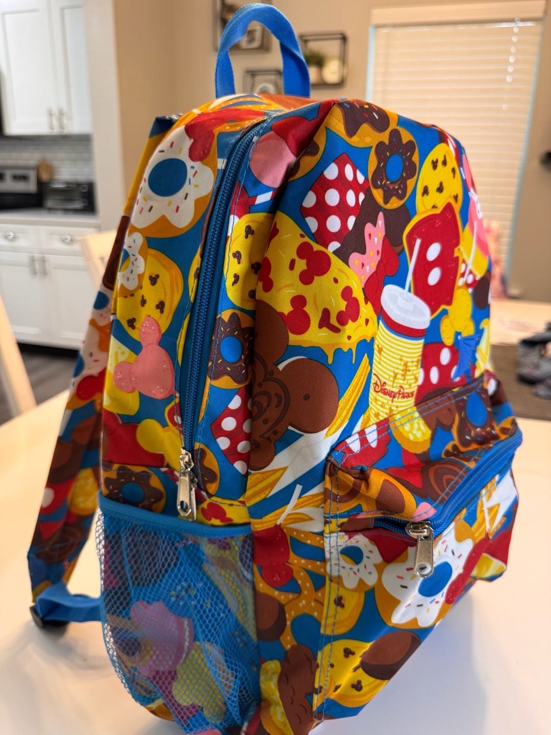 Disney Parks Mickey Snacks Treats Icons 16-Inch Backpack 8