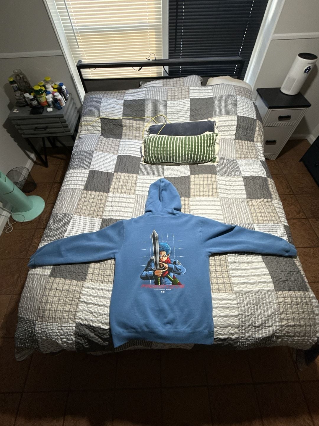 Primitive x Dragon Ball Super Future Trunks Blue Hoodie 2