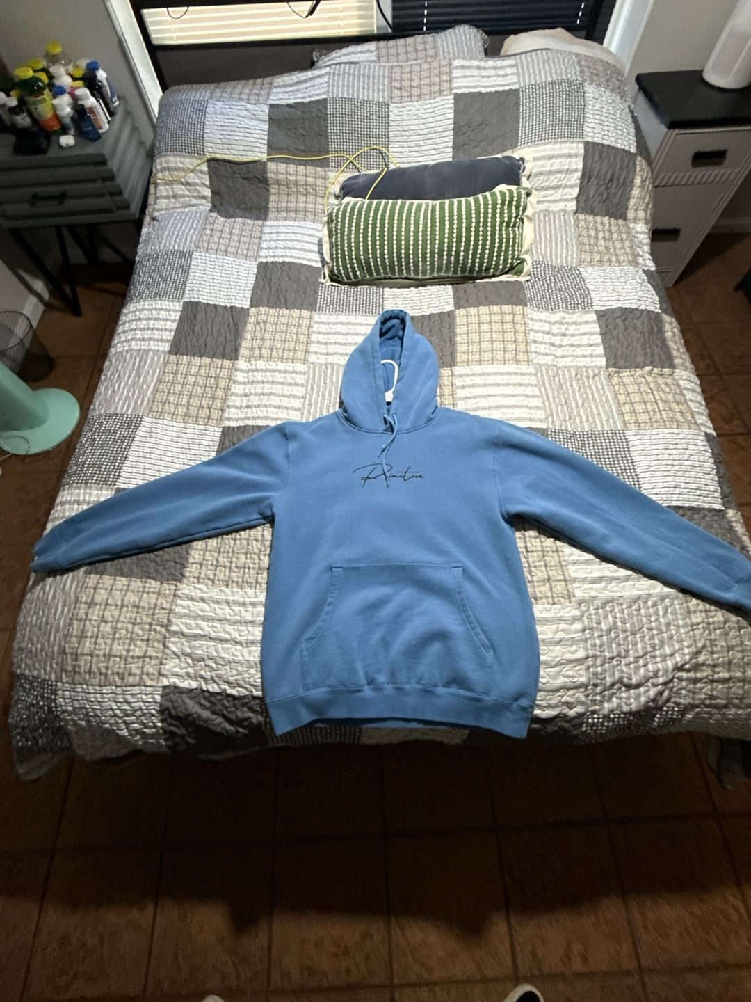 Primitive x Dragon Ball Super Future Trunks Blue Hoodie 4