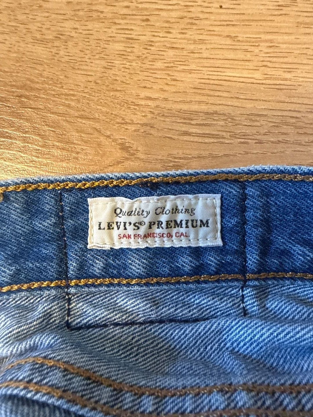 Levi's Premium 501 Original Distressed High Rise Cut-Off Shorts W29 5