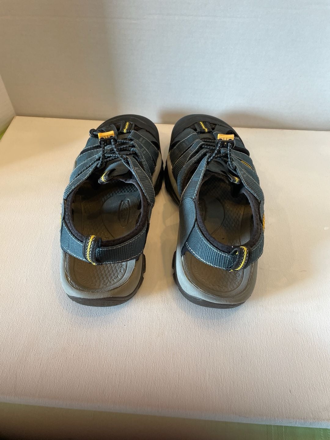 KEEN Newport H2 Waterproof Hiking Sandals Navy Medium Grey Men's Size 9.5 4
