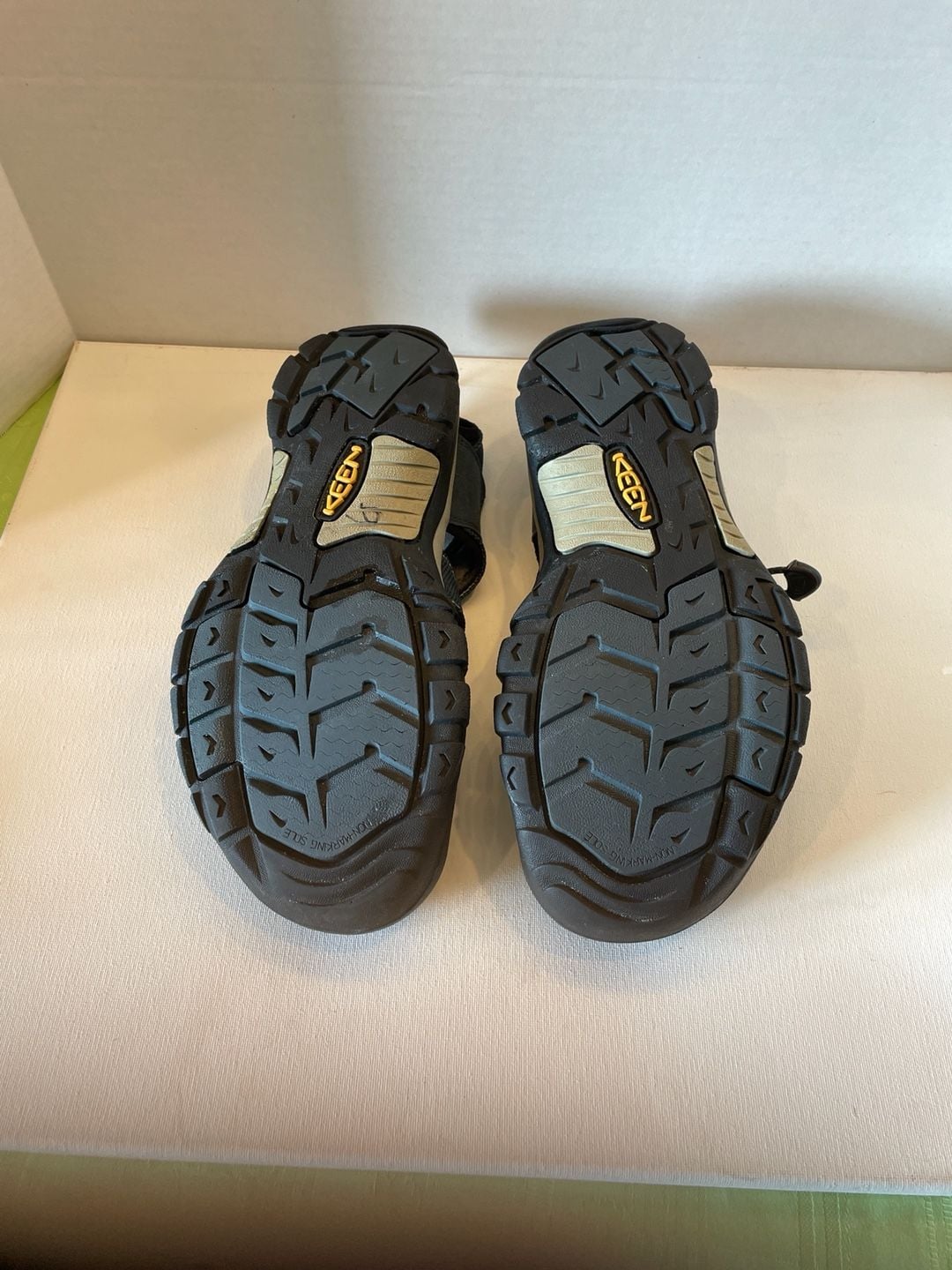 KEEN Newport H2 Waterproof Hiking Sandals Navy Medium Grey Men's Size 9.5 6