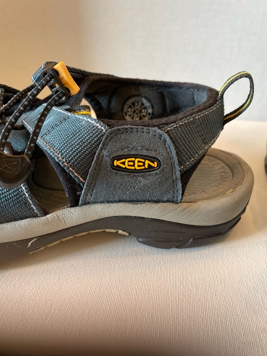 KEEN Newport H2 Waterproof Hiking Sandals Navy Medium Grey Men's Size 9.5 11