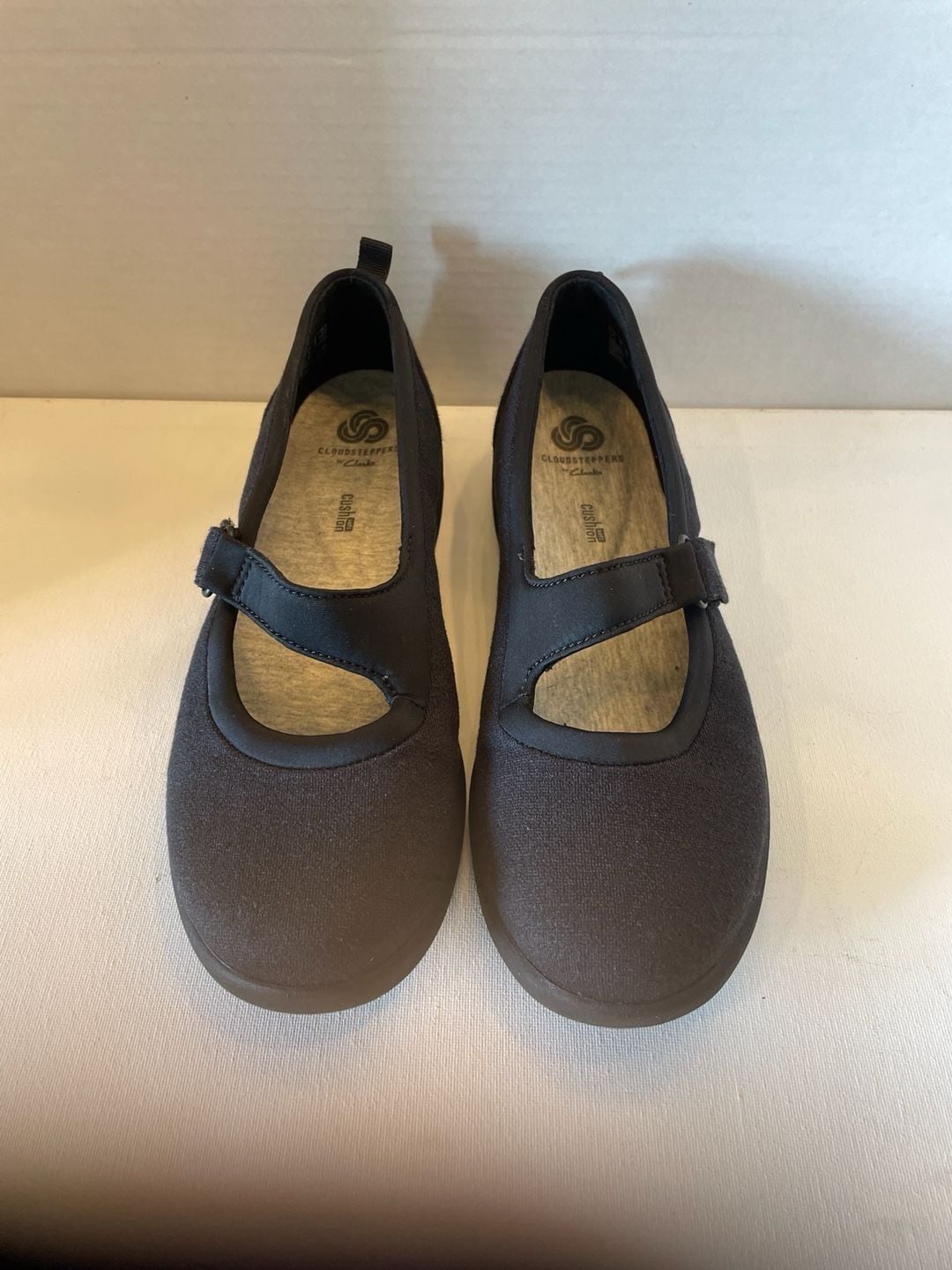 Clarks Cloudsteppers Sillian Black Mary Jane Flats, Women's Size 8 2