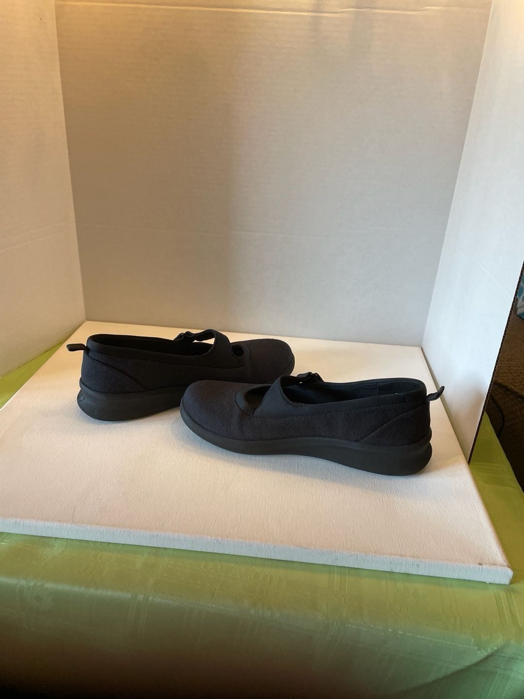 Clarks Cloudsteppers Sillian Black Mary Jane Flats, Women's Size 8 6