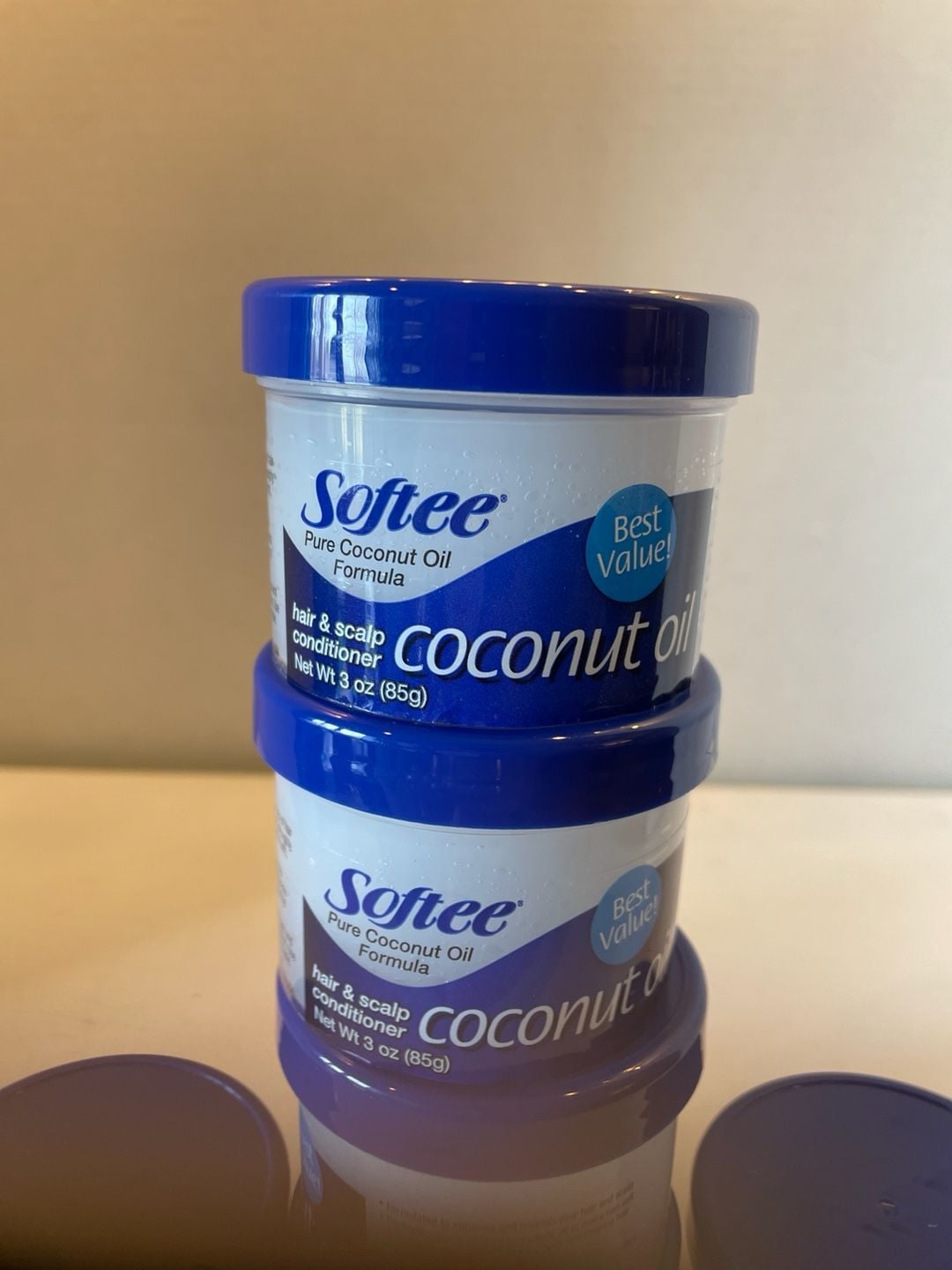 Lot of 6 Softee Pure Coconut Oil Formula Hair & Scalp Conditioner, 3 oz Each 4