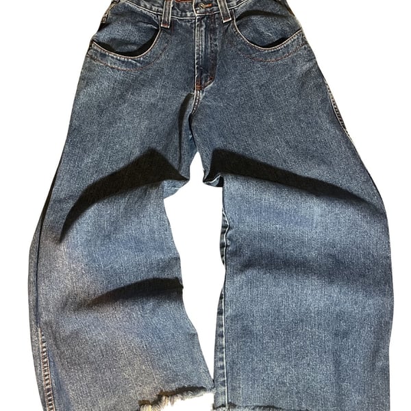 Vintage 90s JNCO Girlie Stuff Double Wide Leg Jeans