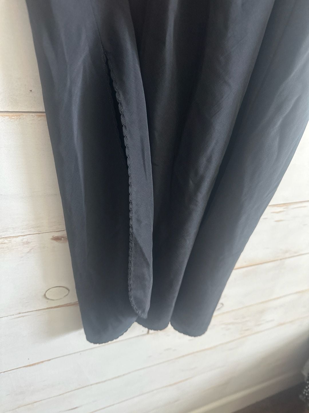 Vintage Wonder Maid ILGWU Black Maxi Length Half Slip Skirt 2
