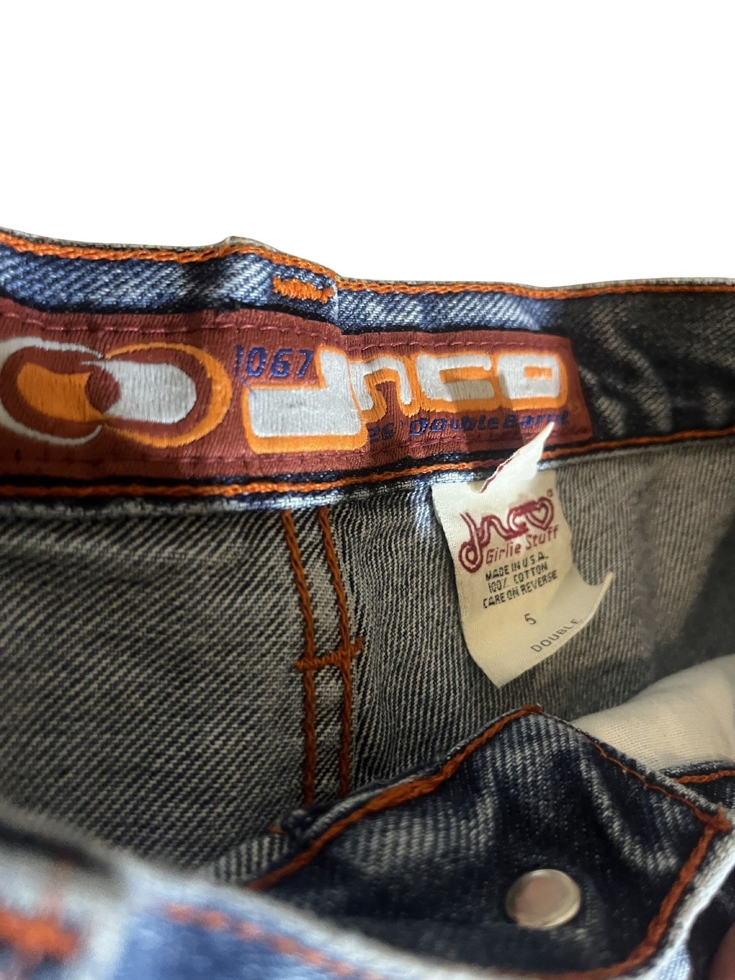Vintage 90s JNCO Girlie Stuff Double Wide Leg Jeans 4