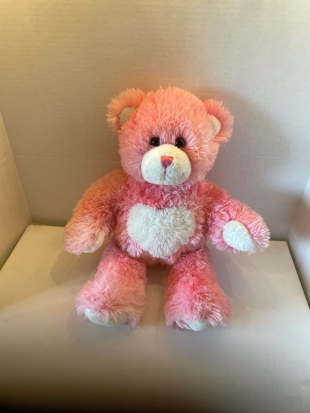 Build-A-Bear Pink Heart Magnetic Hands & Cheeks Plush 16" Stuffed Animal 3