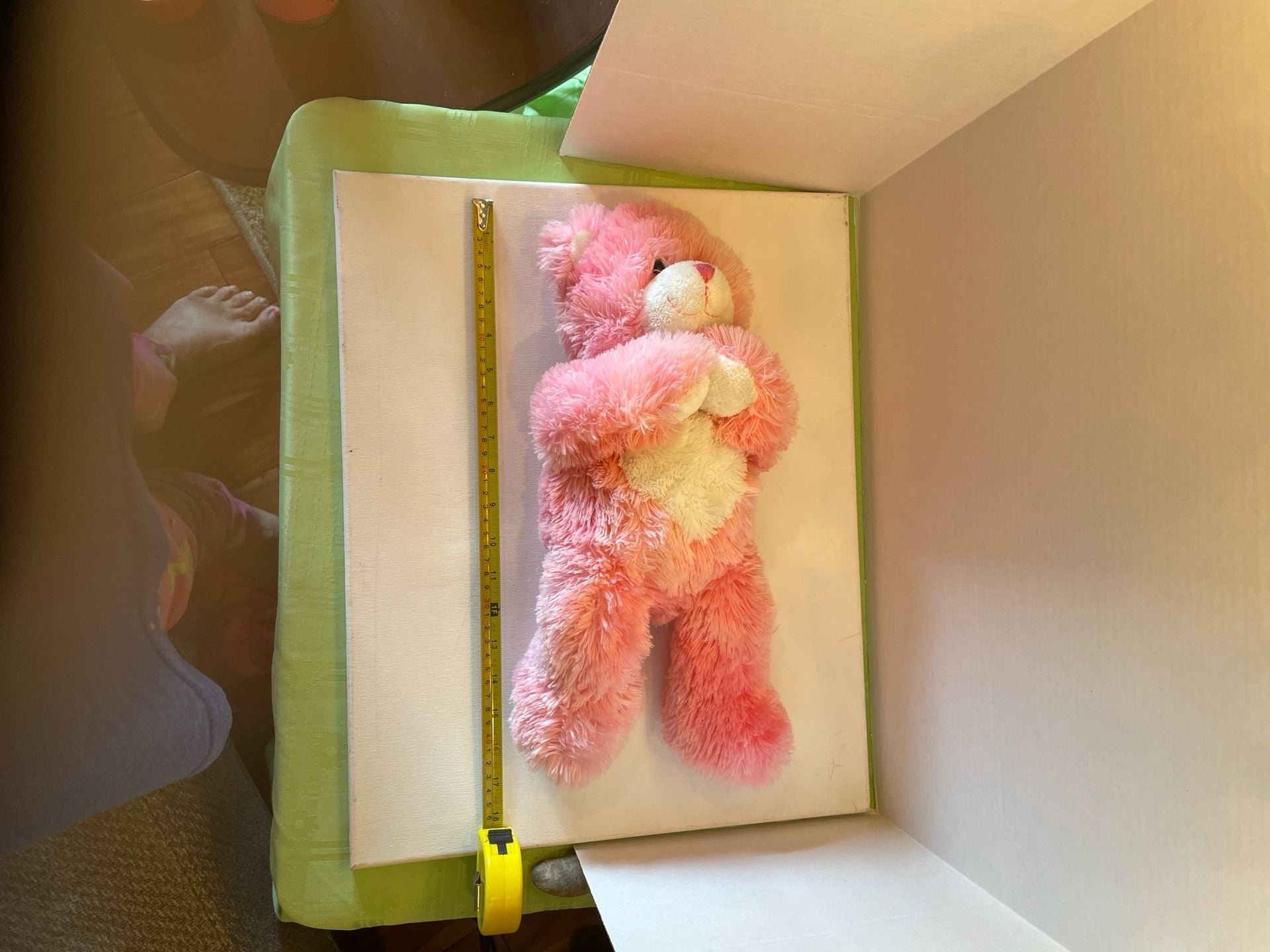 Build-A-Bear Pink Heart Magnetic Hands & Cheeks Plush 16" Stuffed Animal 7