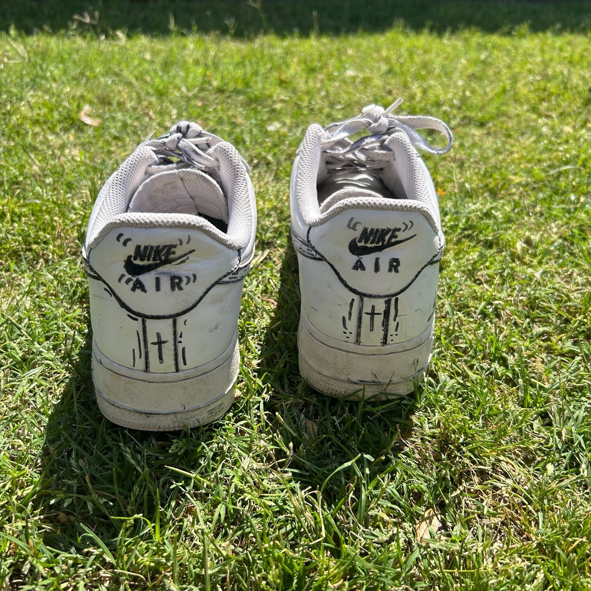 Custom Cartoon Hand-Painted Nike Air Force 1 Low Sneakers 6