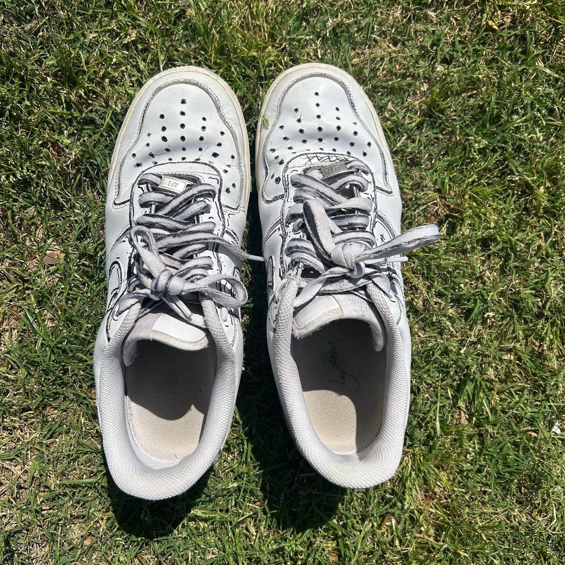 Custom Cartoon Hand-Painted Nike Air Force 1 Low Sneakers 7