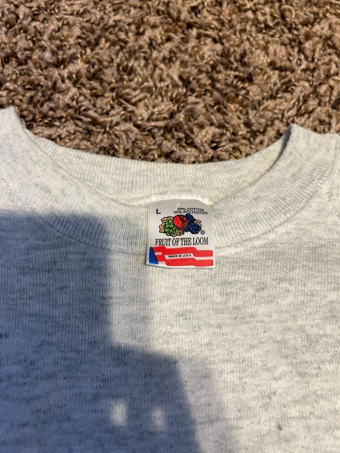 Vintage 1991 Habitat Monument Valley Utah Native American Eagle Graphic Sweatshirt 5