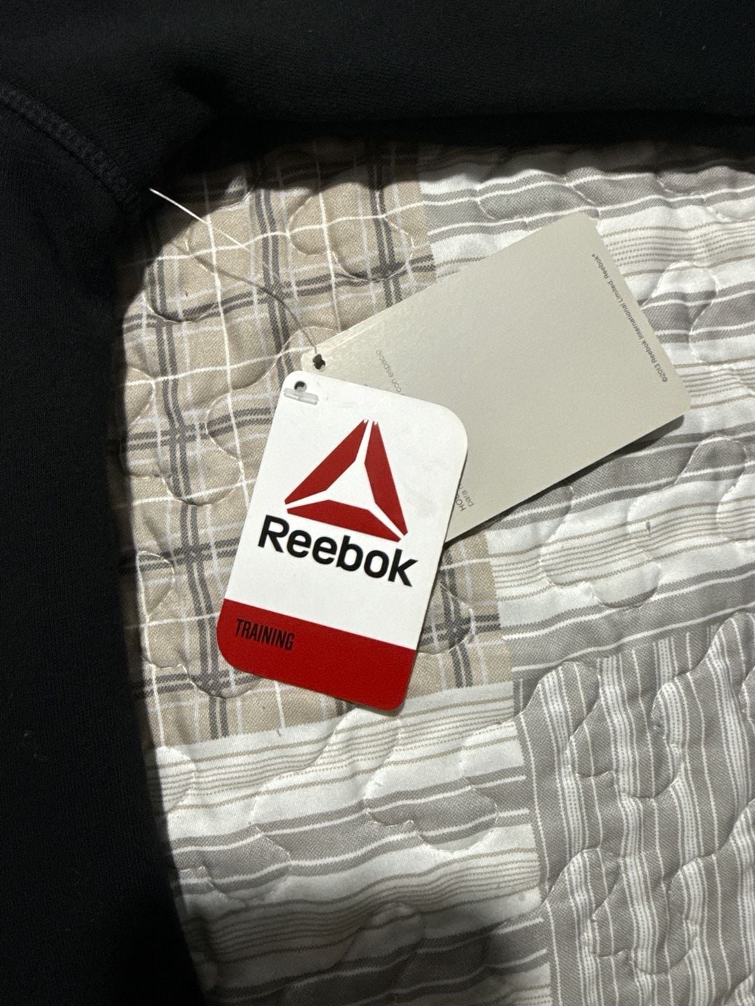 Reebok Men's Training Delta Logo Pullover Hoodie - Black 4