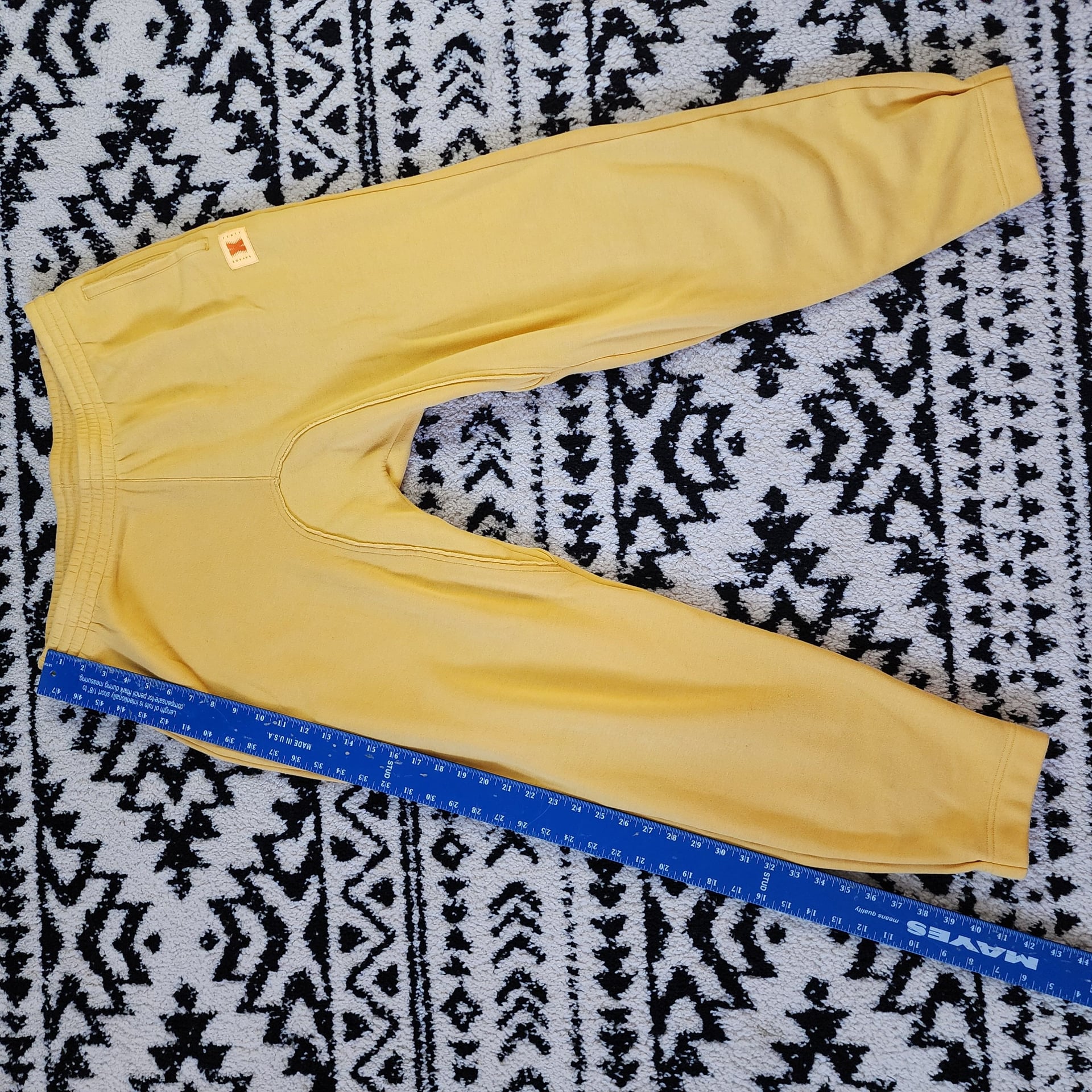 Savage X Fenty Xssential Oversized Rolled Cuff Jogger in Yellow 11