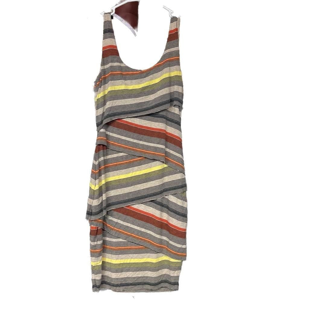 Bailey 44 Striped Sleeveless Tiered Layered Mini Dress for Anthropologie 2
