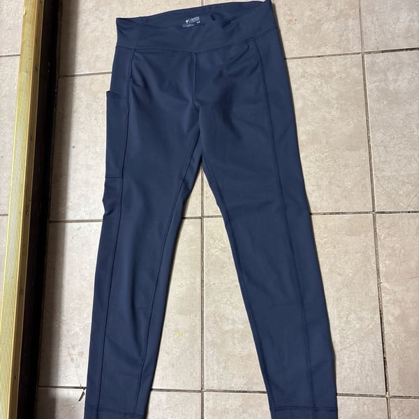 Columbia Women's Navy High-Waisted Leggings with Side Pockets