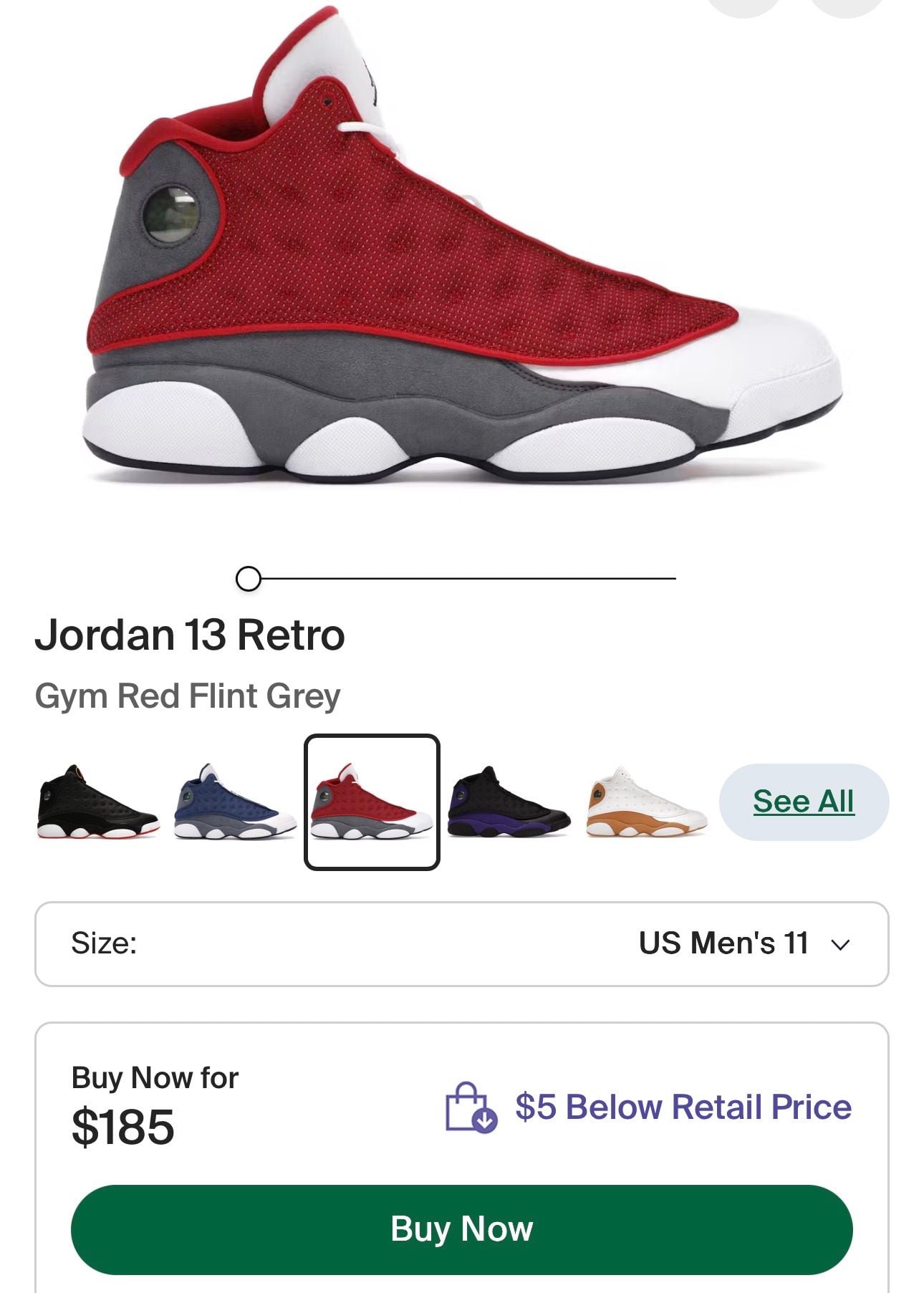 Air Jordan 13 Retro 'Red Flint' Gym Red/Flint Grey-White 1