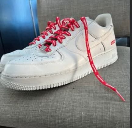 Nike x Supreme Air Force 1 Low Box Logo White (CU9225-100) 2