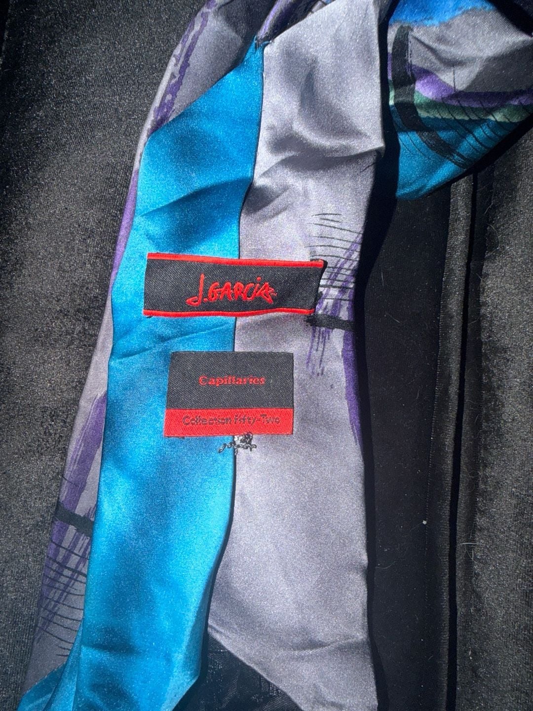 Jerry Garcia Tie Capillaries 100% Silk Collection 52 Necktie Grateful Dead 2