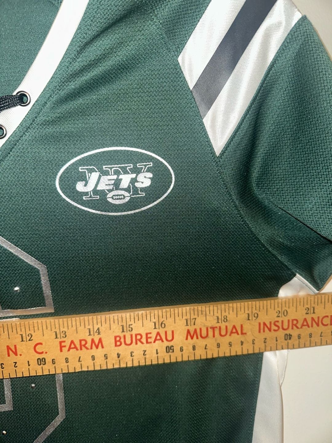 NFL New York Jets Mark Sanchez #6 Women's Bling Lace-Up Jersey size XL 6