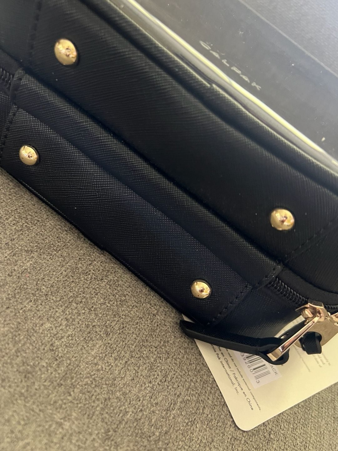 Small Clear Cosmetics Case in Black 10