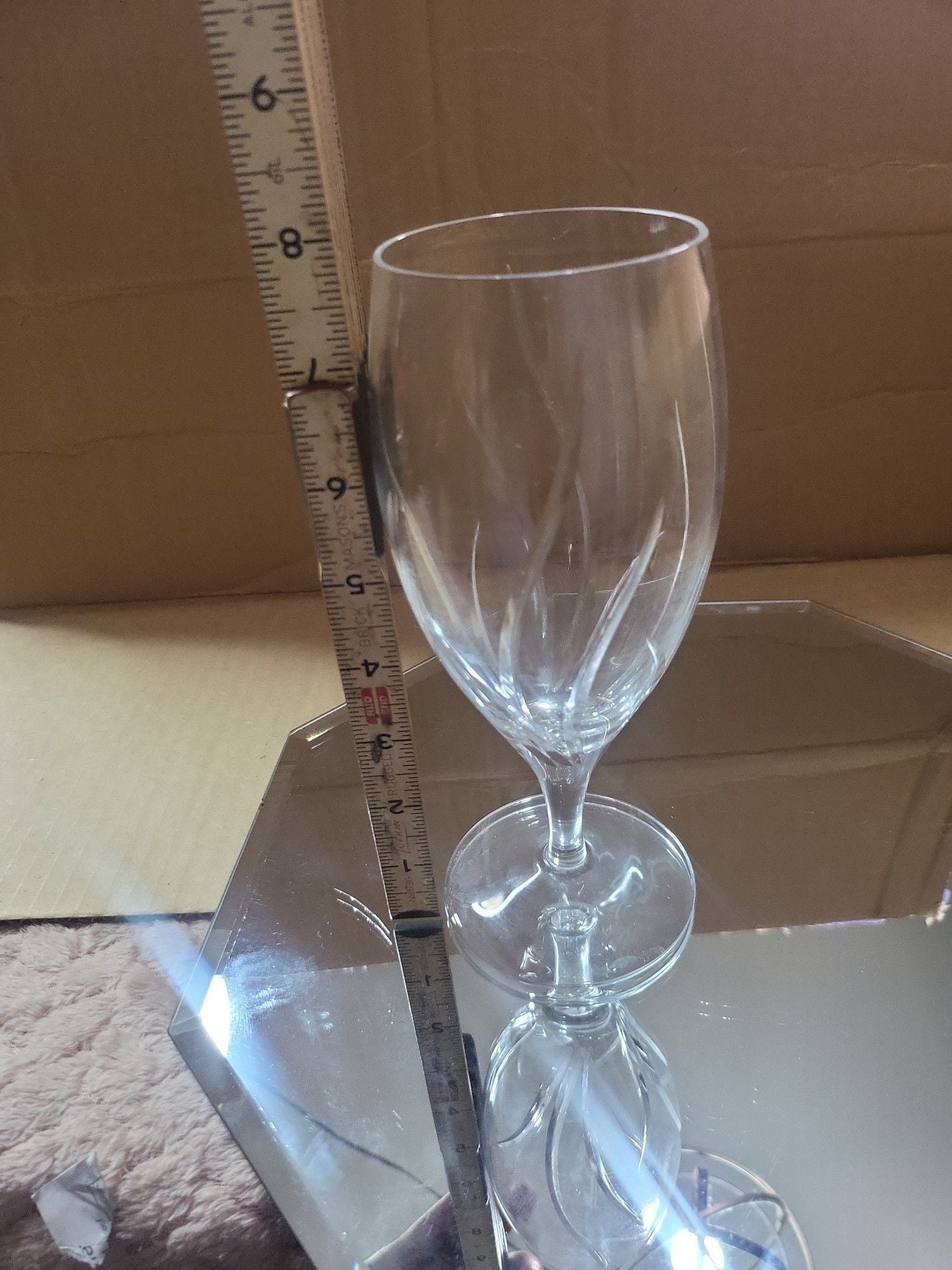 Mikasa Agena 7 7/8 inch Crystal Iced Tea Beverage Goblet 2