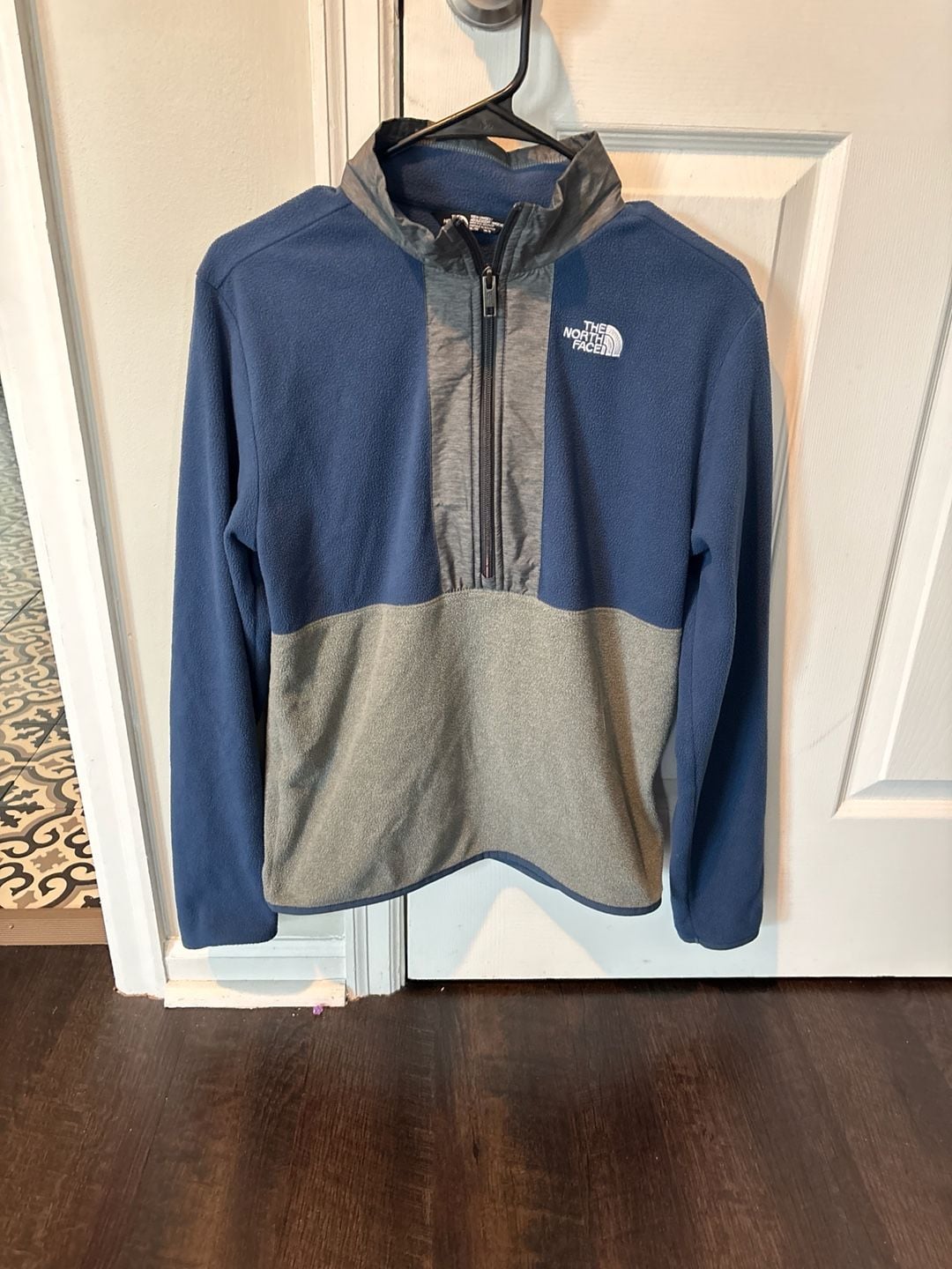 Teen The North Face Glacier 1/2 Zip Fleece Pullover Shady Blue XL (14/16) 7